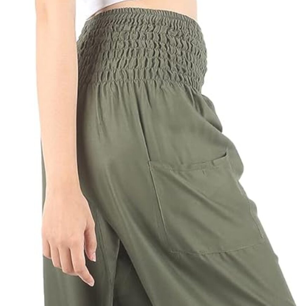 Harem Pants Yoga Trousers for Woman Bohemian Beach Pants - Picture 2 of 7